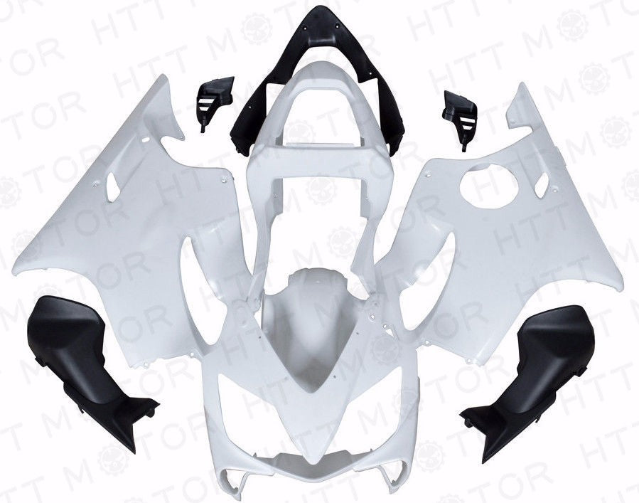 Unpainted White ABS Fairing Bodywork Kits For Honda CBR600 F4I 2001-2003 2002 02