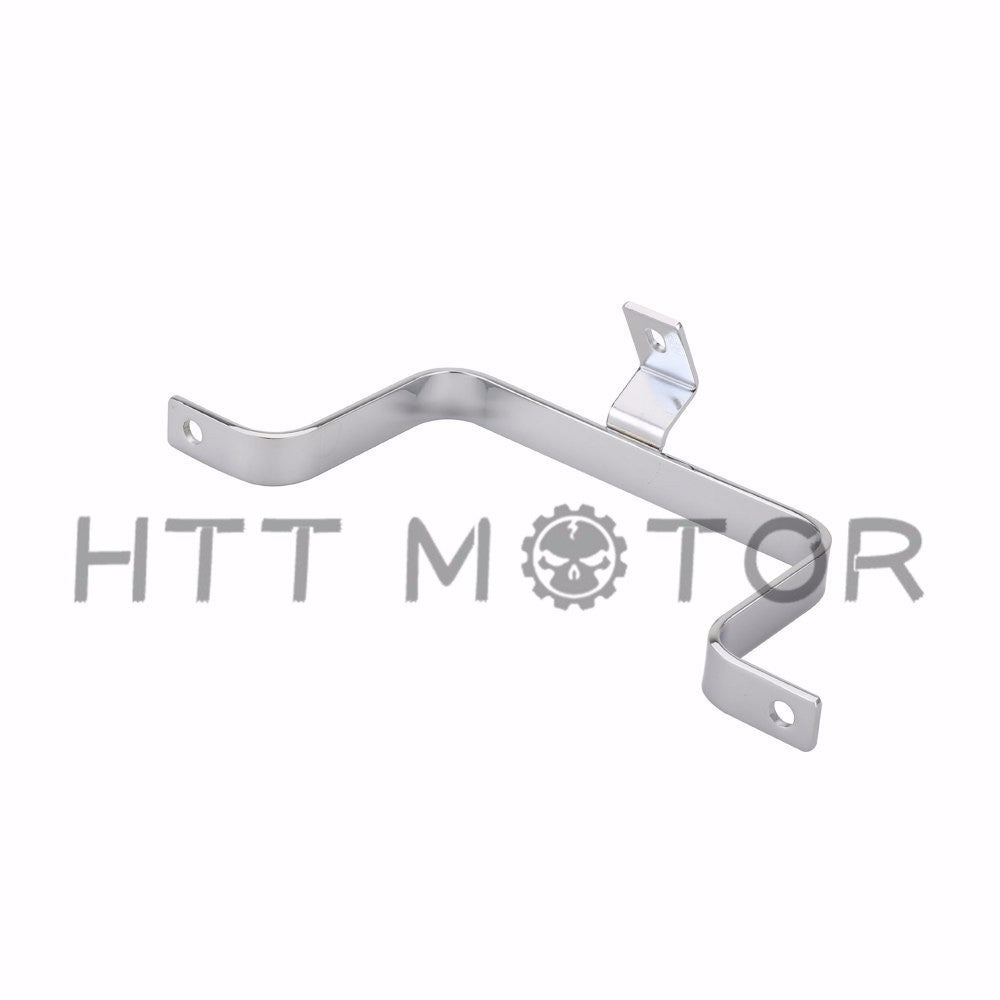HTTMT- Chrome Saddlebag-To-Fender Support Bracket For Harley FLH FLT 1984-2008