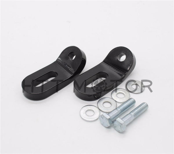 Black Touchless Tie-Downs Mount Bracket For Harley Touring Electra Glide FLHR