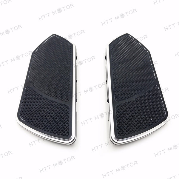 HTTMT- Black Billet Rear Passenger Foot Board Floorboard For Harley Touring Street Glide