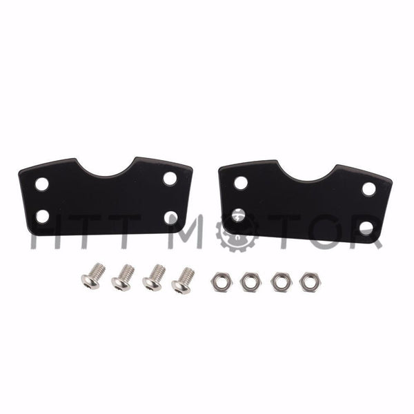 Fender Riser Black Brackets For 21" Wheel Harley Touring Road King FLHX 2014-UP