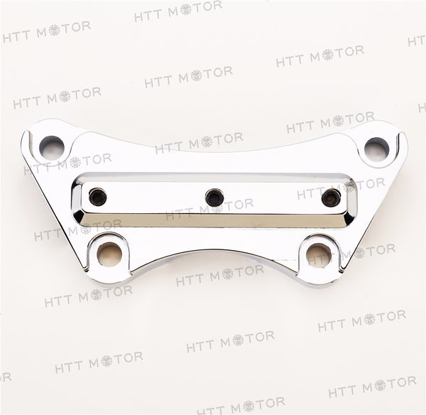 HTTMT- Anti-Slip Handlebar 1PC 1.25" top clamp For 1997 & up Harley Touring Chrome