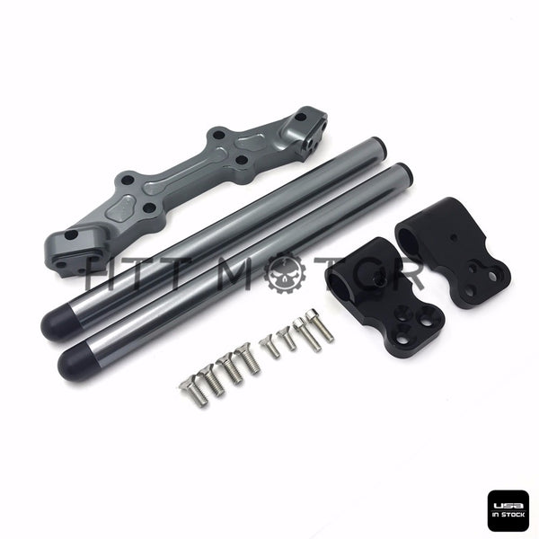 HTTMT- Clip-On Adapter Plate & Handlebars Set For Yamaha MT-07 FZ-07 2014-2017 Titan