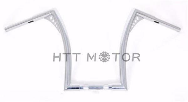 HTTMT- CHROME APE HANGERS 1-1/4" 14" RISE Handle bar HARLEY Softail Chopper Sportster