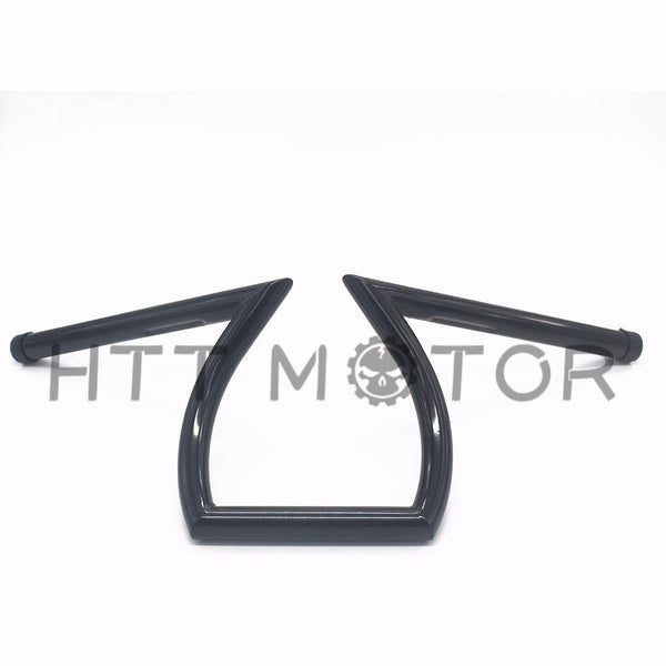 HTTMT- Cruiser Z-Bar Handle Bars 1" Gloss Black Fit Harley XL Sportster 1200 883 Custom