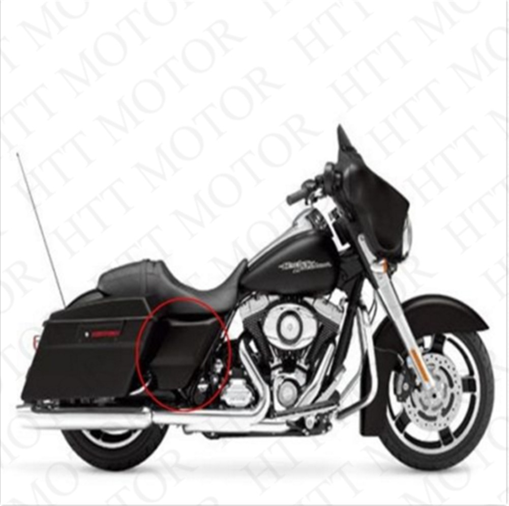 ABS Side Cover Panel For Harley Davidson Touring Street Glide 09-16 Unpainted Black - HTT Motor