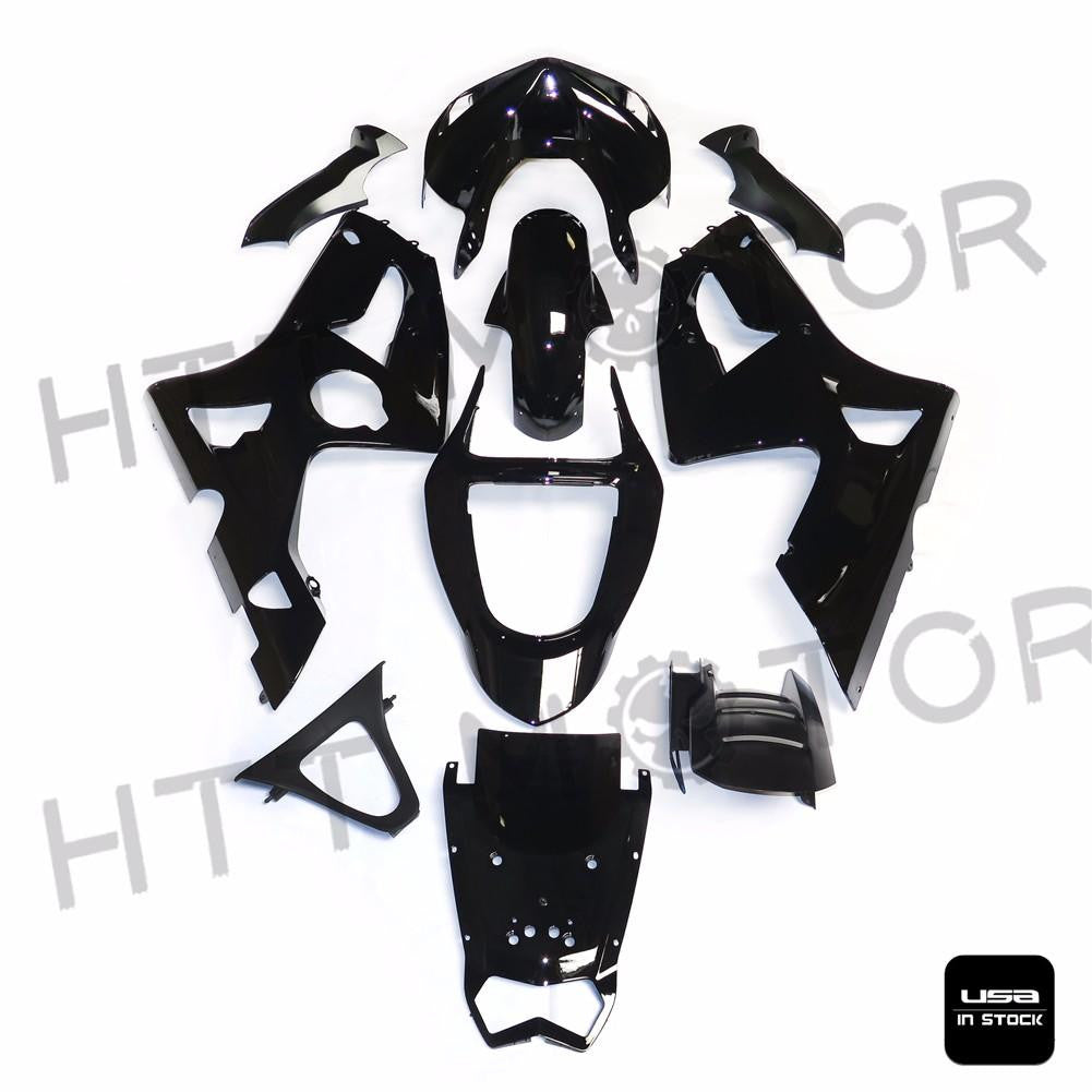 Glossy Black Injection ABS Fairing Kit Bodywork Fit for Ninja 636 ZX6R 2003-2004