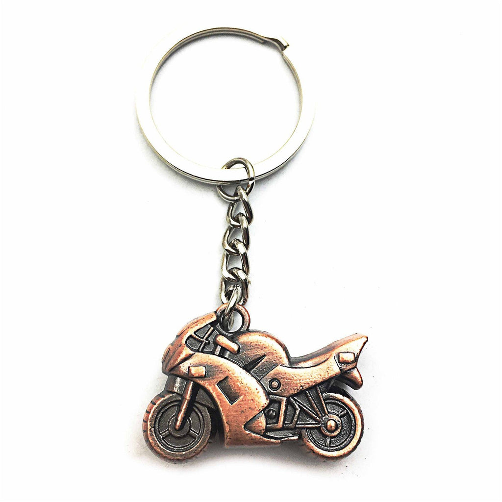 Fashion Metal 3D Motorcycle Keychain Car Key Chain Ring Holder Keyfob Great Gift