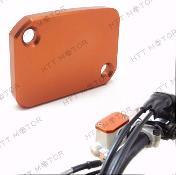 HTTMT- CNC Front Brake Master Cylinder Reservoir Cover For KTM 125 200 390 Duke Orange