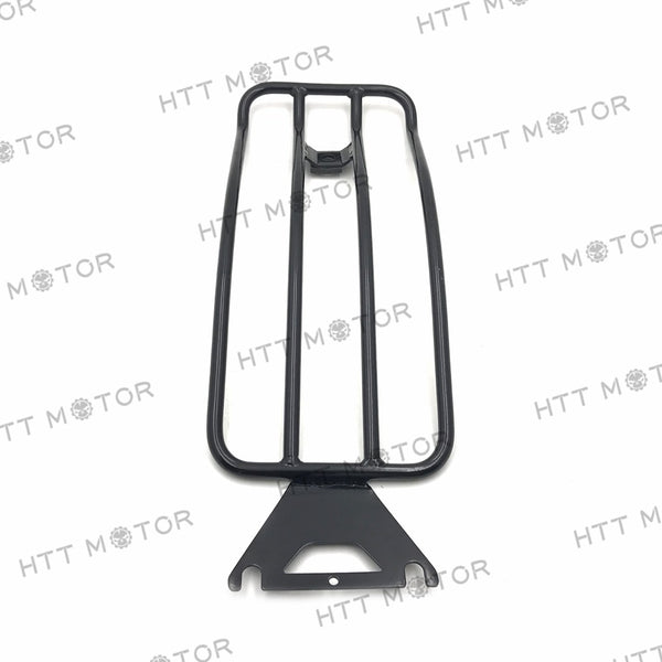 HTTMT- 11"x7" Solo seat Luggage Rack For Harley 1997-2015 Touring FLH/T 97-15 (Black)