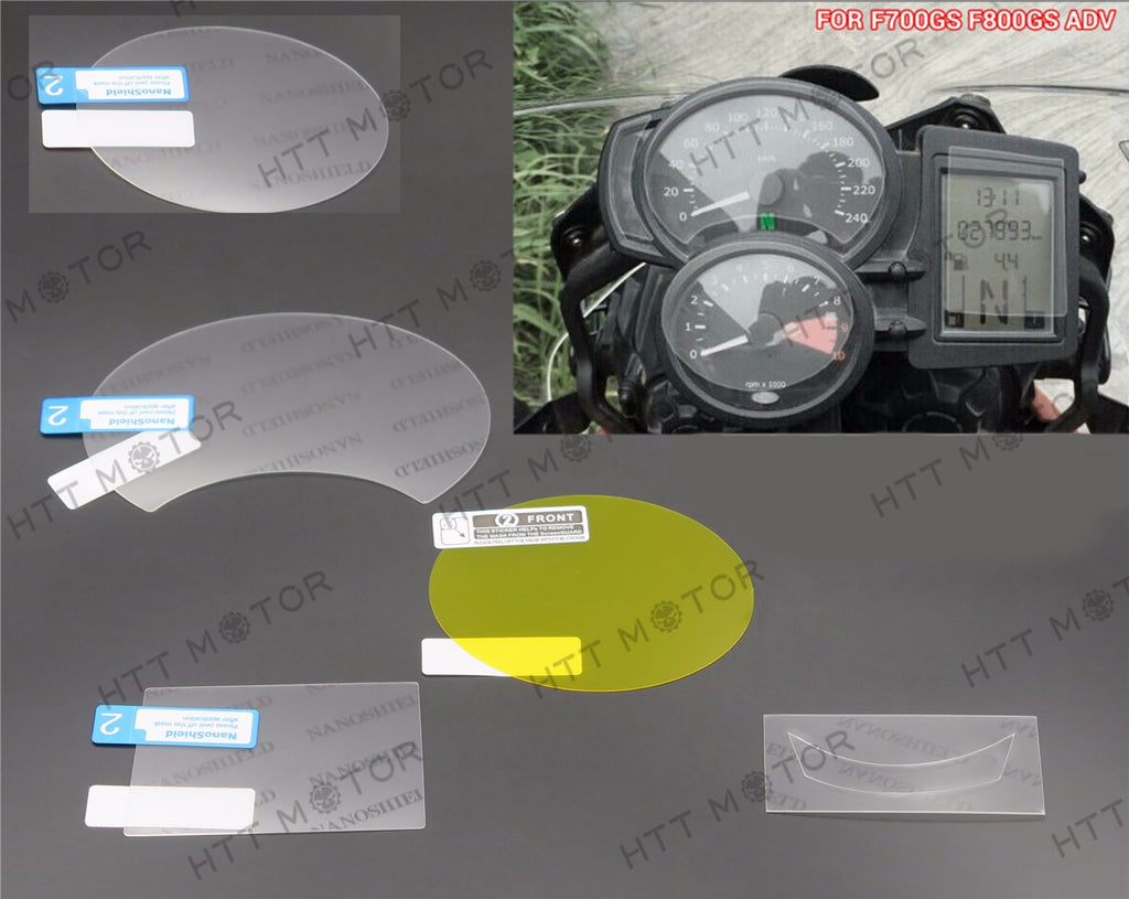 HTTMT- Cluster Scratch Protection Film Blu-ray Protector for BMW F700GS F800GS ADV
