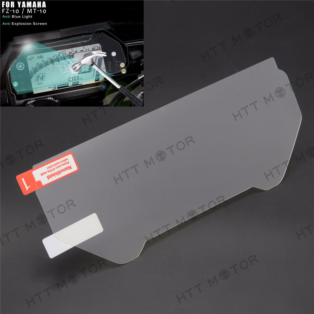 HTTMT- Cluster Scratch Protection Film Screen Protector for YAMAHA MT-10 / FZ-10 US