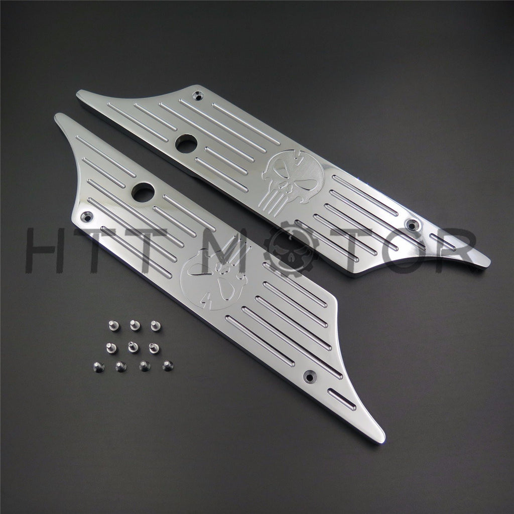 Billet Saddlebag Latch Cover For Harley Touring Hard Bags FLHX 1993-2013 Chrome