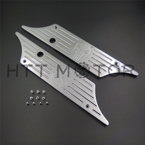 Billet Saddlebag Latch Cover For Harley Touring Hard Bags FLHX 1993-2013 Chrome