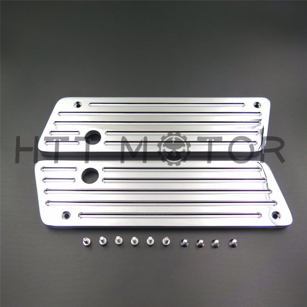 Custom Chrome Saddlebag Latch Covers For Harley Touring Electra Road Glide 93-13