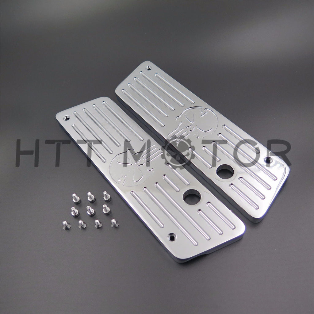 Chrome Aluminum CNC Hard Saddlebag Latch Cover For Harley 1993-2013 Touring FLHT