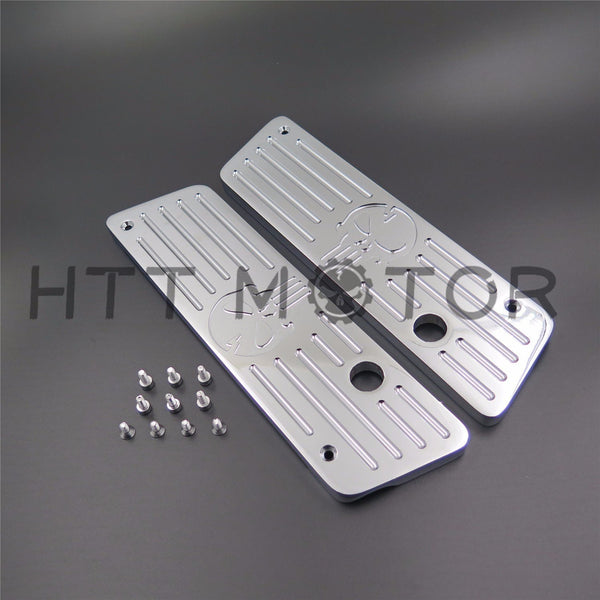 Chrome Aluminum CNC Hard Saddlebag Latch Cover For Harley 1993-2013 Touring FLHT