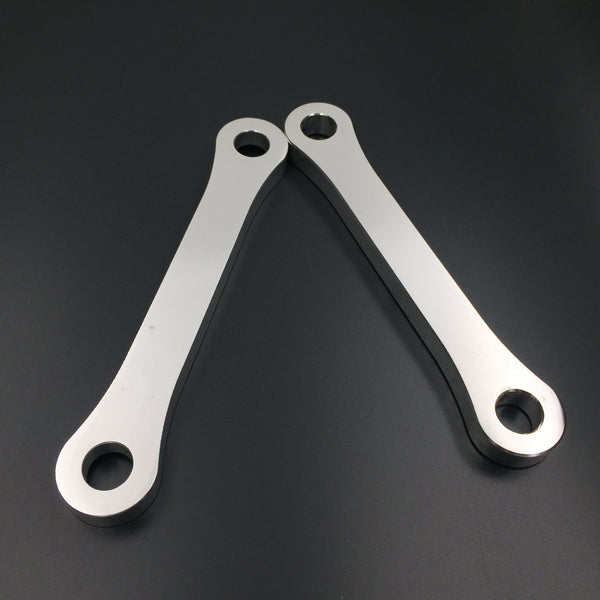 HTT Motorcycle Silver 3.0" lower Lowering Links Fit For Off-Road 1987-2000 2001 2002 2003 2004 2005 2006 2007 Kawasaki KL KLR 650