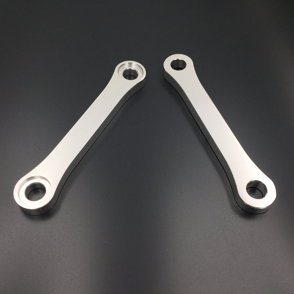 HTTMT 3.0 Inch Lowering Links For 1987-2007 Kawasaki KLR 650 - Silver Billet Aluminum