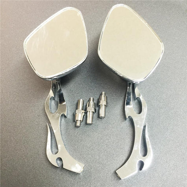 Flame shape chromed Running Mirror for Honda CBR600 900 929 954 1000RR
