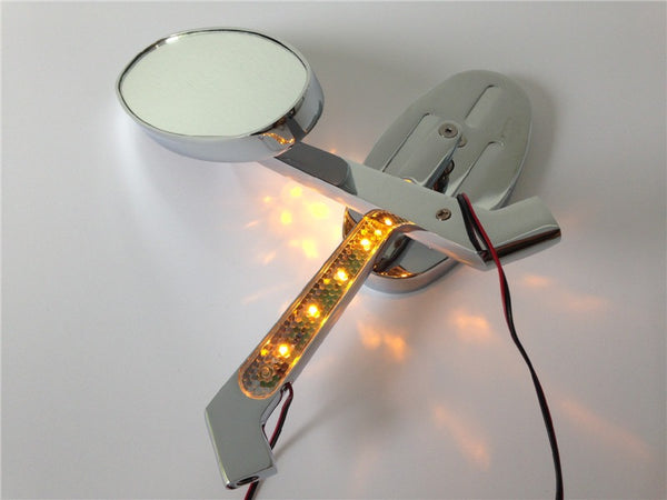 Turn signal Running Light Mirror for Yamaha YZFR1 R6 FZR600 YZF600R OVAL new