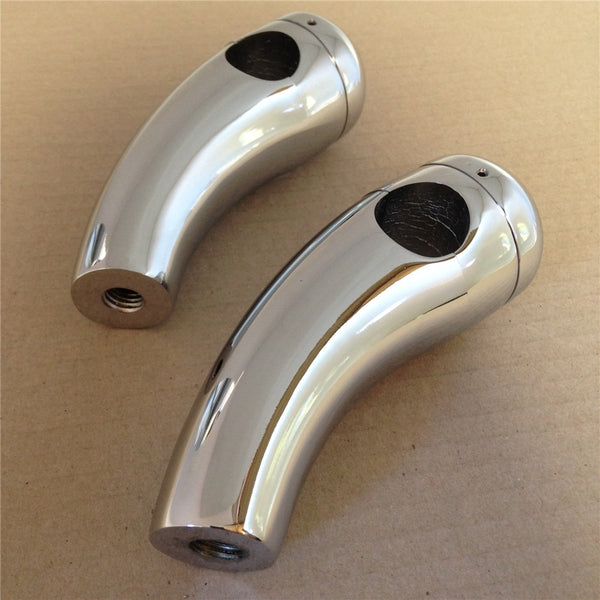 HTT Motorcycle Custom Chrome 1" Handlebar 3.5" Risers Handlebar Risers For Yamaha V-Star 650 Black Silverado Road Star 1600/1700