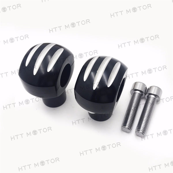 HTTMT- Black Groove 25mm 1" Handlebar Riser detachable Bar mount For Cruisers Choppers