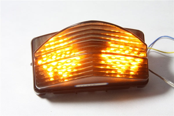 HTT Motorcycle Smoke Led Tail Brake Light Turn Signals For 2001 2002 2003 Honda Cbr 600 F4I Cbr600F 600FS