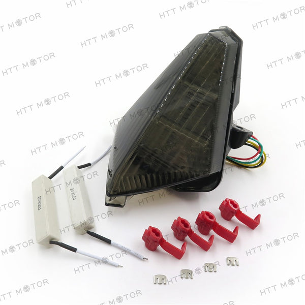 HTTMT- Tail Brake Light Turn Signals For Yamaha Yzf R1 Yzfr1 Yzf-R1 2007 2008 Smoke