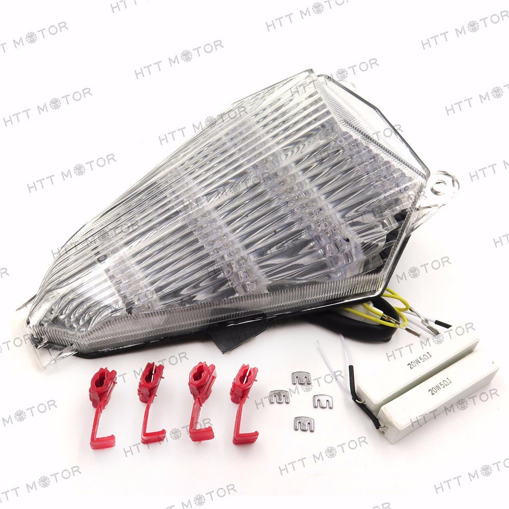 HTTMT- Clear Tail Light For 2006 2007 2008 2009 2010 2011 2012 2013 Yamaha Yzf R6 Yzf-R6