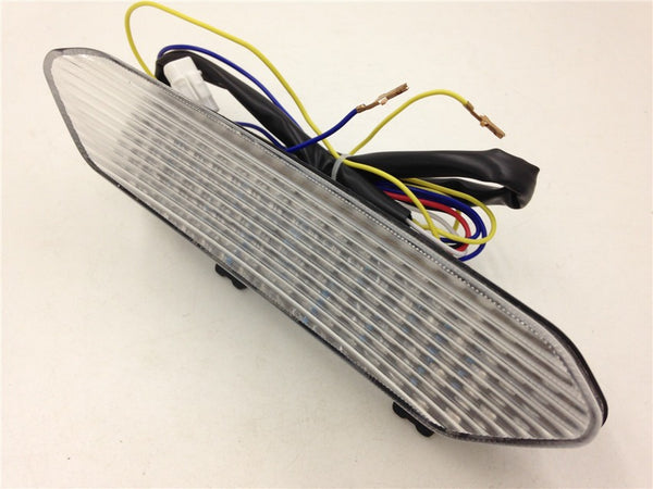 HTT Motorcycle Led Tail Light Brake Light Turn Signals For 2002 2003 Yamaha Yzf R1 Yzf-R1 Yzfr1 Clear