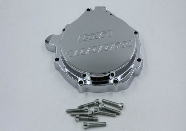 Motor Engine Stator Cover Honda Cbr1000Rr 2004 2005 2006 2007 Chrome Left Side