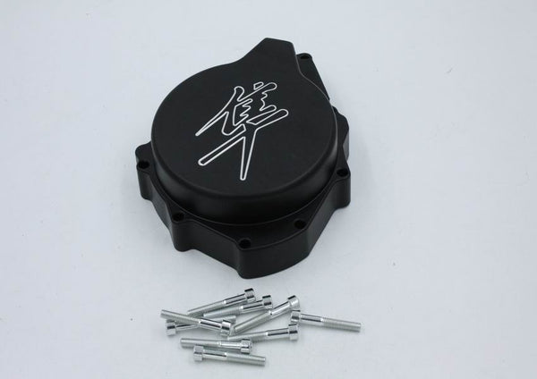 HTT- Motorcycle Engine Stator Cover For For Suzuki GSXR1300 Hayabusa 1999-2013 Black Left Side
