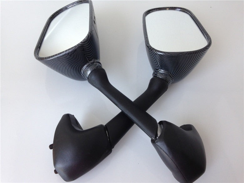 HTT Motorcycle Carbon Fiber OEM Replacement Side Mirrors For 1998 1999 2000 2001 2002 Yamaha Yzfr6 Yzf-R6 YZF-R1 Yzfr1