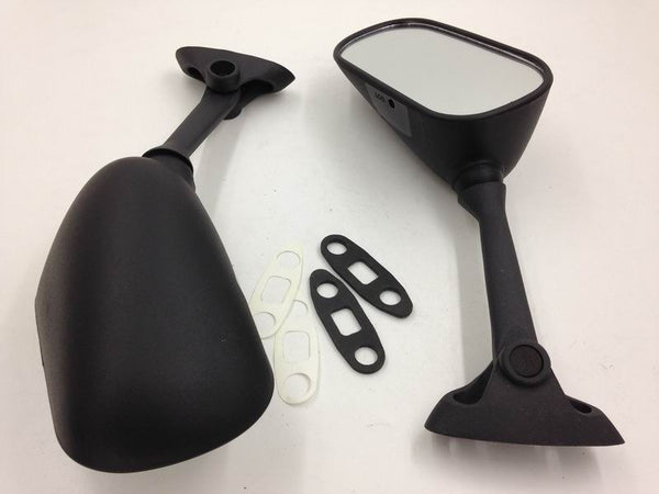 HTT Motorcycle Oem Aftermarket Racing Mirror For 2004 2005 Suzuki Gsxr 600 750 Gsx-R Gsx-R750 Black