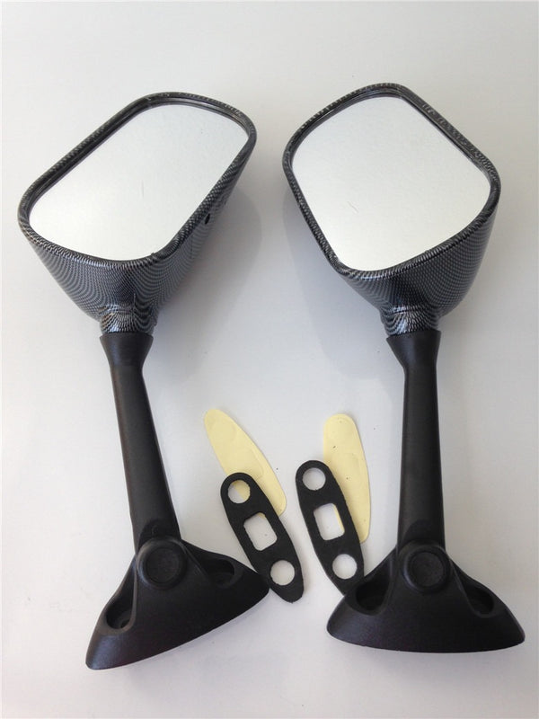 HTT Motorcycle Oem Aftermarket Racing Mirrors For 2004 2005 Suzuki Gsxr 600 Gsx-R750 Gsxr600 Carbon