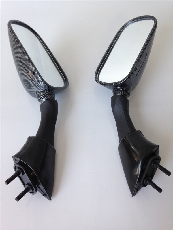 HTT Motorcycle Oem Aftermarket Mirrors Fit For Yamaha Fjr 1300 Fjr1300 2003 2004 2005 Carbon