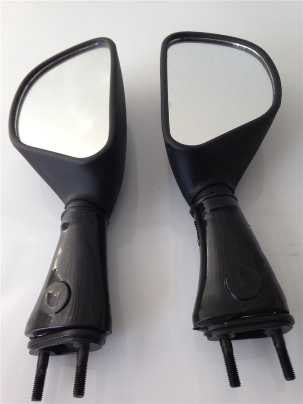 HTT Motorcycle Black Oem Aftermarket Racing Mirrors For 1998-2002 Kawasaki Ninja ZX6R/1998-2003 Kawasaki Ninja ZX9R/2006-2008 Kawasaki Ninja 650R