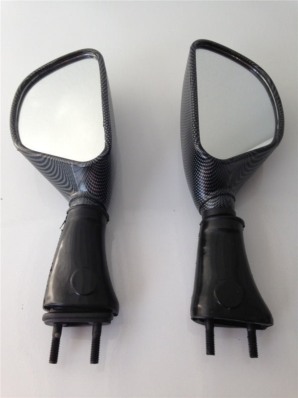 HTT Motorcycle Carbon Fiber Oem Aftermarket Racing Mirrors For 1998-2002 Kawasaki Ninja ZX6R/1998-2003 Kawasaki Ninja ZX9R/2006-2008 Kawasaki Ninja 650R