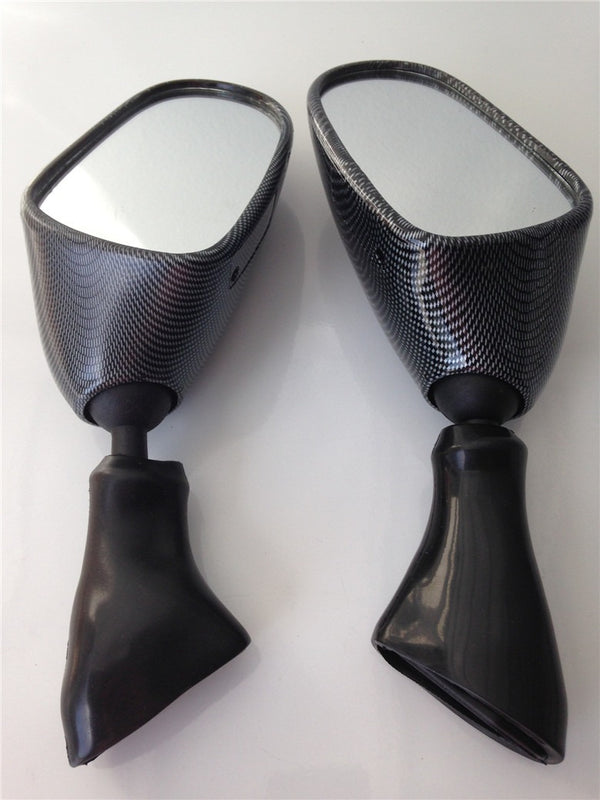HTT Motorcycle Carbon Fiber Oem Aftermarket Side Racing Mirrors For 1998-2006 Suzuki GSX600F Katana/1998-2006 Suzuki GSX750F Katana