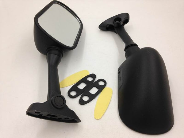 HTT Motorcycle Black Oem Replacement Racing Mirrors For 2001-2002 Suzuki GSXR 1000 /2001-2003 Suzuki GSXR 600/2001-2003 Suzuki GSXR 750