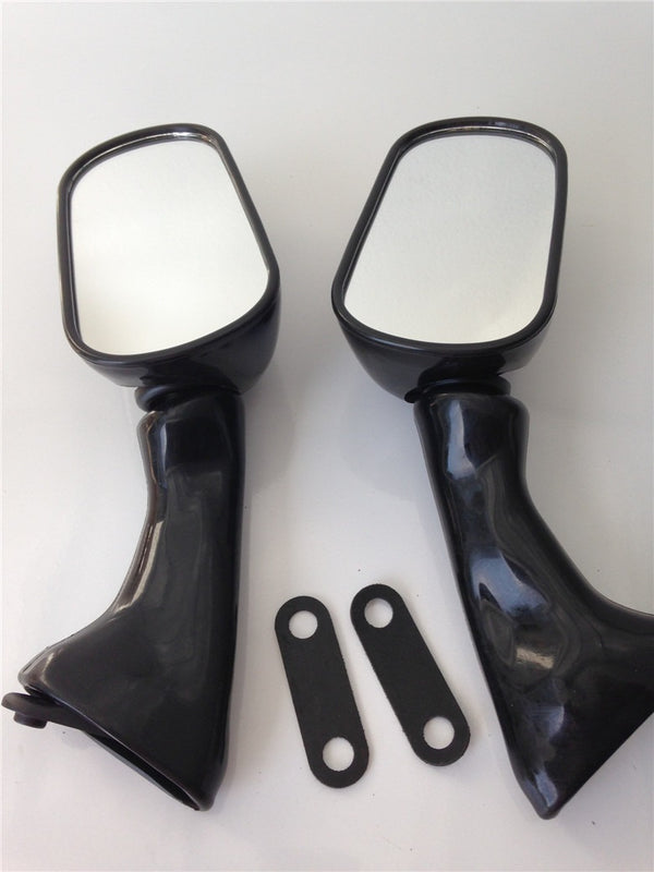 HTT Motorcycle Black Racing Mirrors For 1991-1998 Honda CBR 600 F2 F3/1993-1997 Honda CBR900RR/1993-1996 Honda CBR1000F/1990-1997 Honda VFR750F/1998-1999 VFR800F