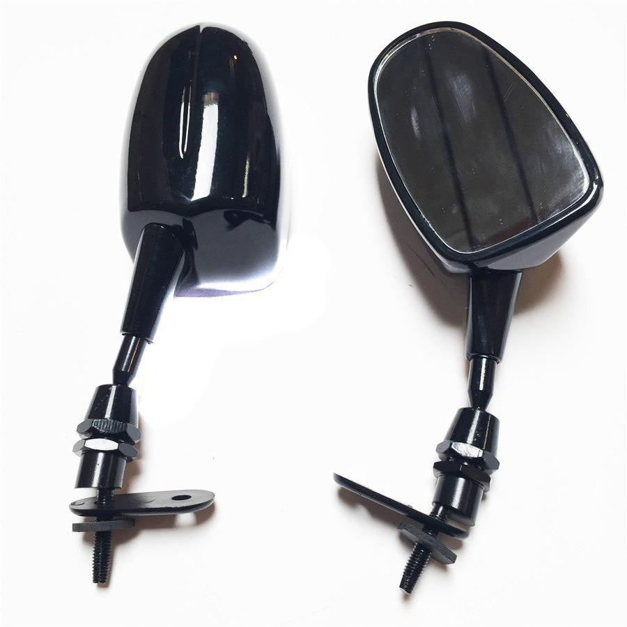 Black Racing mirror for CBR NINJA ZX GSXR Katana HAYABUSA YZF R1 Rearview