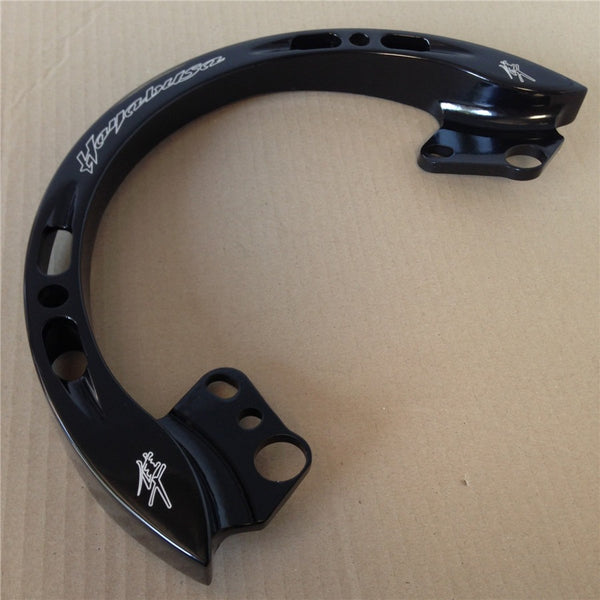 HTT Motorcycle Black Rear Passenger Grab Bar Handle Rail "Hayabusa" LOGO For Suzuki GSXR1300 R Hayabusa 1999-2007
