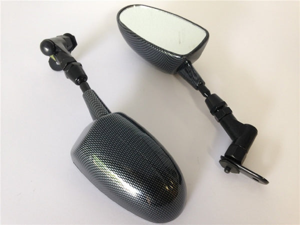 Mini Mirrors For Honda Cbr 600Rr Kawasaki Ninja 636 Zx6R Yamaha Yzf R6 R1 Carbon