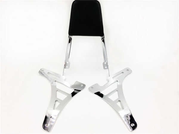 HTT Motorcycle Chrome Original Style Backrest Sissy Bar with Leather Pad For Harley Davidson Sportster Xl883C XL883R XL1200R XL1200C XL1200S XLH883 XLH1200
