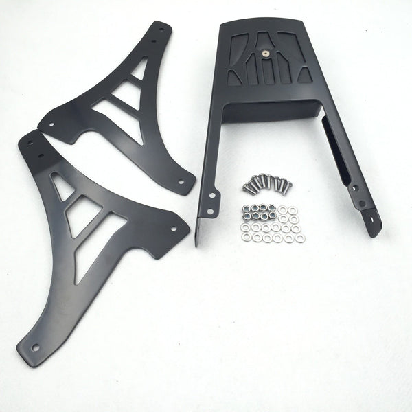 HTT Motorcycle Black Backrest Sissy Bar With Leather Pad For 1995-2003 Harley Davidson Sportster 883 XL883 1200 XL1200