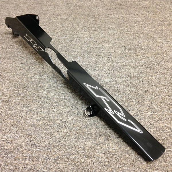 Billet Motorcycle Black Chain Guards For 2002 2003 Yamaha Yzf-R1 Yzfr1 Yzf R1