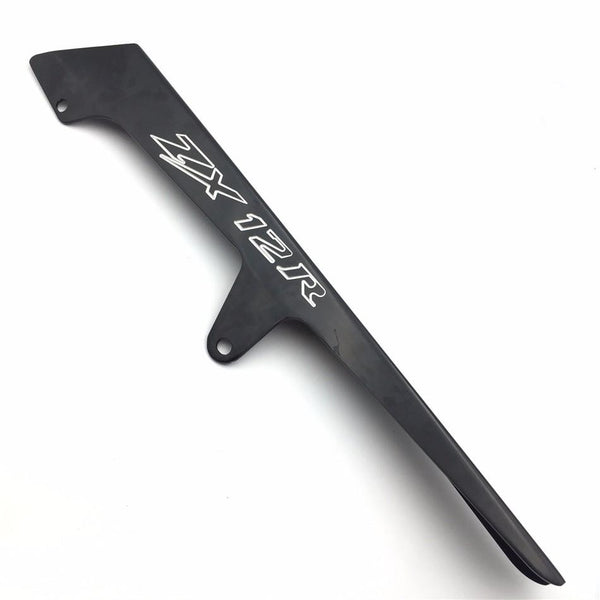 HTT Motorcycle Black Chain Guard For 2000 2001 2002 2003 2004 2005 Kawasaki Zx12 Zx-12R