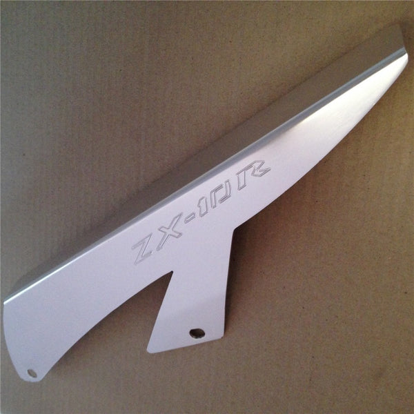 Motorcycle Silver Chain Guards Cover for 2006-2009 Kawasaki ZX-10R ZX10R ZX 10R